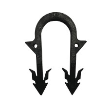 Гарпун-скоба для кріплення труби теплої підлоги Ø16, довжина 40мм, чорна