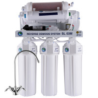 Система зв. осмосу Bio+ systems (мембр.Filmtec, вир. США), насос,  мін-р, RO-75-SL03М + ПЛАСТ. бак