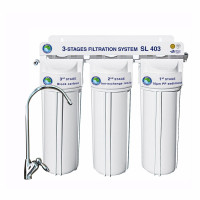 Система 3-х ступеневого очищення Bio+ systems (очистка + пом`якшення) SL403-NEW + монокран