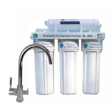 Система 4-х ступеневого очищення Bio+ systems SL204-NEW + GLLR-0333_LAZER_Chrom