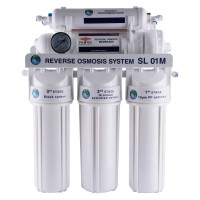 Система зв. осмосу Bio+ systems (мембр.Filmtec, вир. США) без насоса, мін-р RO-75-SL01M