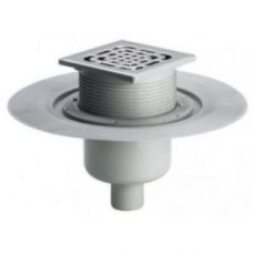 Трап  ф100 нерж.решетка 150*150 с сифоном VIEGA 557201 (284848)