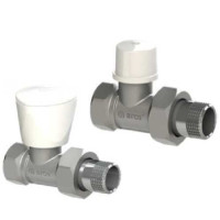 Набор Краны радиаторные прямые ARCO 1/2