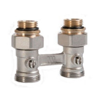 Узел нижнего подключения панельного радиатора SOLOMON NV 5103 прямой шаровой 3/4