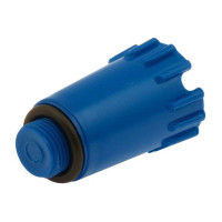 Заглушка тимчасова синя/червона