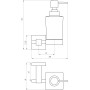 Дозатор жидкого мыла Globus Lux SQ 9433