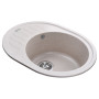 Гранитная мойка Globus Lux ARNO миндаль 620х500