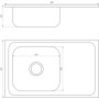 Мийка кухонна Mira MR 8050 L D Decor Left