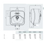 Водонагрівач ARISTON ANDRIS RS 15 U/3  підвод води зверху