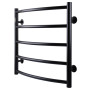 Полотенцесушитель UNIO LD W 500-500-5 BLK Лесенка Дуга  вода черная