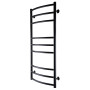 Полотенцесушитель UNIO LDE W 1000-500-9 BLK Лесенка Дуга Элит вода черная