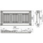 Радіатор сталевий панельний KALDE 11 бок 500x900