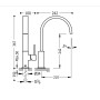 Змішувач для кухні TRES TOP 130498