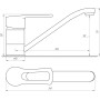 Смеситель для кухни DOMINO SIRIUS DSV-103