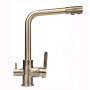 Змішувач для кухні під осмос Globus Lux GLLR-0444-9-BRONZE