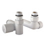 Набір Кран вентильний кутовий з американкою SOLOMON LUX 1/2