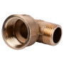 Кутник латунь   3/4 Внутрішня х 1/2 Зовнішня А0104А