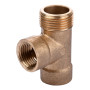Трійник латунь  3/4 Зовнішня х 1/2Внутрішня х 1/2Внутрішня А0225А