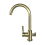Змішувач для кухні під осмос Globus Lux GLLR-0333-9-BRONZE