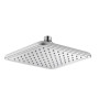 Душова лійка Globus Lux D051410-White- ТРОПИК,Квадратна,Хром-Біла Емаль, в коробці