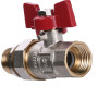 Кран шаровый прямой с американкой WATERVALVE Q003 1/2