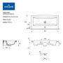 Умывальник мебельный Cersanit COMO 90