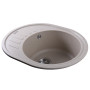 Гранитная мойка Globus Lux ARNO песчаный 620х500