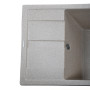 Гранітна мийка Globus Lux ONE мигдаль 650х500