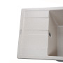 Гранітна мийка Globus Lux ONE піщаний 650х500
