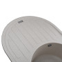 Гранітна мийка Globus Lux OHARA піщаний 770х500