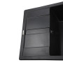 Гранітна мийка Globus Lux ONE чорний 650х500