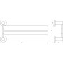 Тримач рушників Globus Lux SS 8431-3