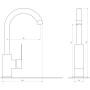 Смеситель для кухни DOMINO MALIBU DMM-203L