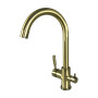Змішувач для кухні під осмос Globus Lux GLLR-0333-9-BRONZE