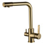 Змішувач для кухні під осмос Globus Lux GLLR-0444-9-BRONZE