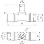 Тройник промежуточный пресс APE ITALY AP 131 26х16х26