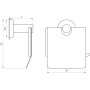 Тримач для туалетного паперу Globus Lux BS8410