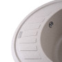 Гранитная мойка Globus Lux ARNO песчаный 620х500