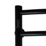 Полотенцесушитель UNIO LDE W 1000-500-9 BLK Лесенка Дуга Элит вода черная