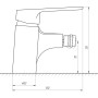Смеситель для биде Globus Lux SEVA GLSV-0106