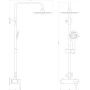 Душевая система Globus Lux D080270