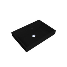 Умывальник VARNA 600 BLACK из кварцевого песка