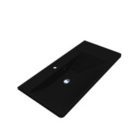 Умывальник SACRAMENTO BLACK из кварцевого песка