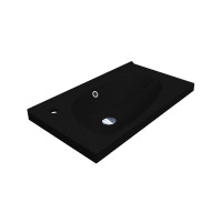 Умывальник TITANIA BLACK из кварцевого песка