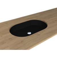 Умывальник ROME BLACK из кварцевого песка