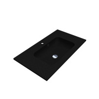 Умывальник DELLA 800 BLACK из кварцевого песка