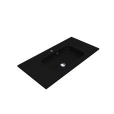 Умывальник DELLA 900 BLACK из кварцевого песка