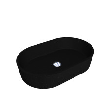 Умывальник SORRENTO BLACK из кварцевого песка