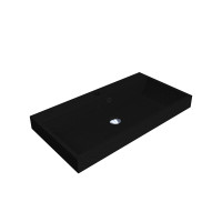 Умывальник VARNA 800 BLACK из кварцевого песка