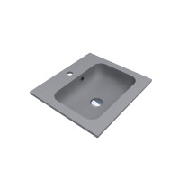 Умывальник DELLA 500 GRAY из кварцевого песка